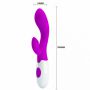 Wibrator punktu G Pretty Love Brighty silikonowy burgundowy 20 cm 30 trybów - 7